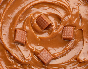 melting caramel candies