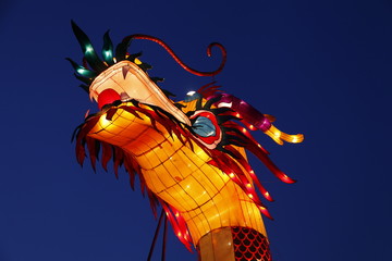 The Chinese dragon lantern