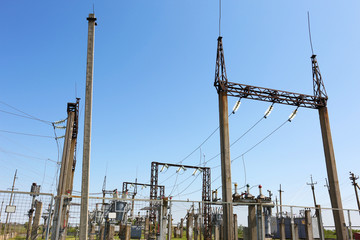 High voltage tower station