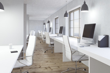 Coworking office interior