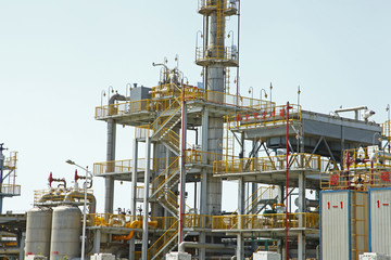 Fototapeta na wymiar Petroleum chemical plant