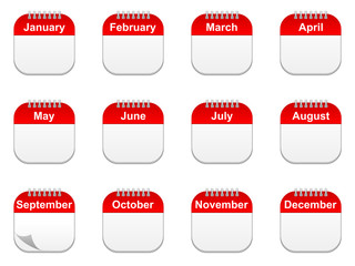 september with 12 month calendar