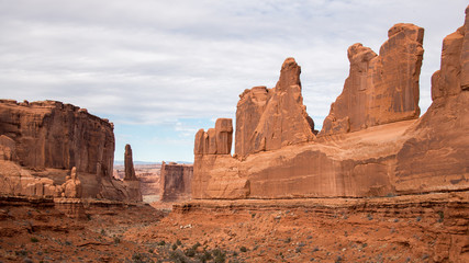 Fototapeta premium Park Lane, Arches National Park, Utah