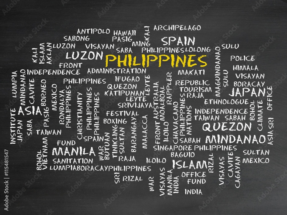 Wall mural Philippines