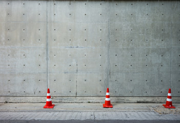 Concrete Wall and Cement Floor for Copy Space