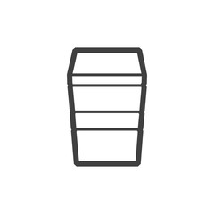 3d cube Vector icon