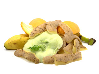 Bioabfälle, Küchenabfälle, Kompost, 