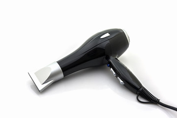 Black hair dryer.