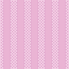 Polka Dot Pattern, pink Background