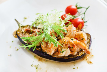 stuffed aubergine