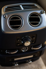 Fototapeta premium Luxury car air vent