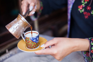 Turkish sand coffee