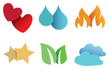 Conceptual Symbols Vector Design Elements