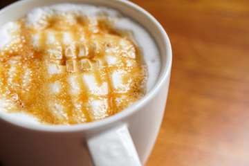 caramel latte coffee