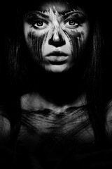 Human with black soul