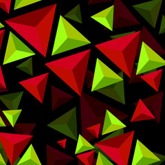 Obraz premium Abstract geometric background with triangles. Modern style