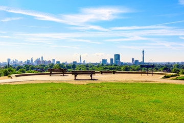 London Cityscape Seen From Primrose Hill