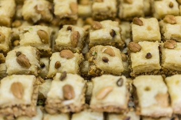 Baklava with peanuts 
