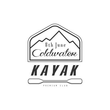 Kayak Coldwater Emblem Design