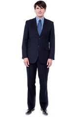Full length portrait of a business manager