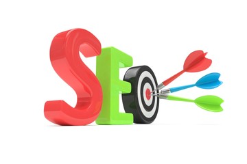 SEO concept. 3D illustration.