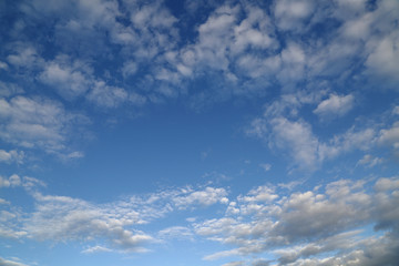 blue sky with clouds