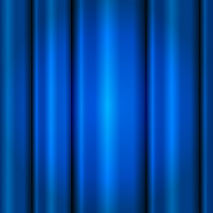 Fototapeta premium Close view of a blue curtain. Seamless.