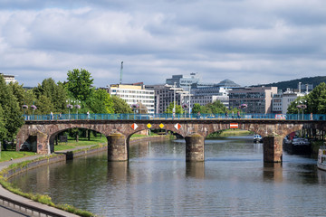 Fototapeta premium Brücke- Saarbrücke