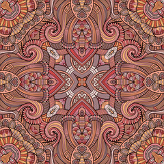 Abstract vector decorative ethnic seamless pattern