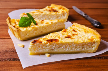 Tart with vegetables