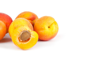Fresh ripe apricot