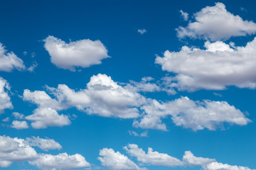 Naklejka na ściany i meble clouds in blue sky, australia