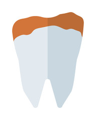 Tooth implant vector illustration. Tooth implant vector isolated on white background. Tooth implant vector icon illustration. Tooth implant vector isolated vector