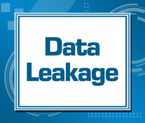Data leakage Blue Abstract Background Square 