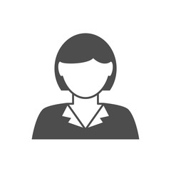 Businesswoman avatar icon
