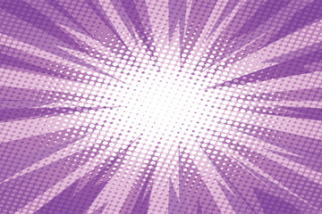 Purple pop art retro burst background © studiostoks