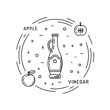 Apple vinegar sauce