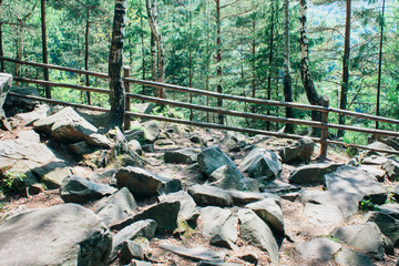 Safe ascent to the mountain