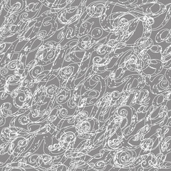 Fototapeta premium Calligraphy alphabet typeset lettering. Seamless wallpaper patte