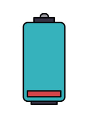 battery level isolated icon design