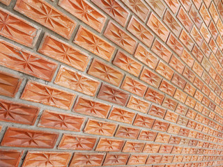 closeup brick wall texture