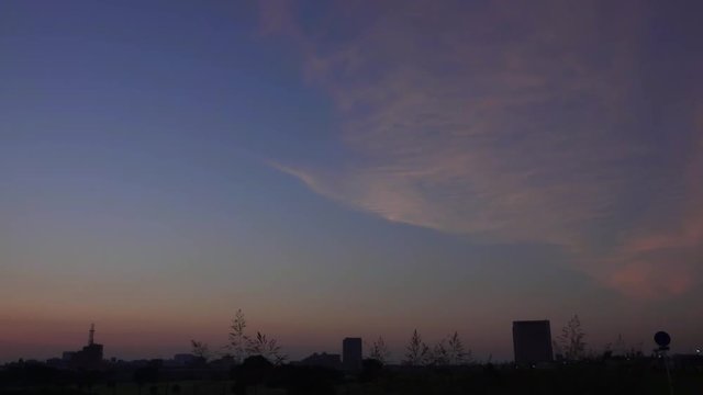 4K・日の出前の空・タイムラプス_3-402