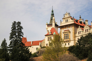Fototapeta na wymiar Pruhonice Castle near Prague