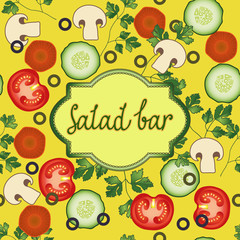 Salad bar template.