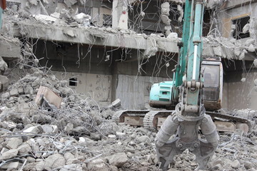 ビルの取り壊し