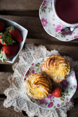 Sweet and delicious cake