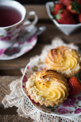 Sweet and delicious cake