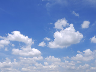 blue sky background with white clouds