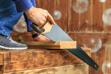 пила по дереву