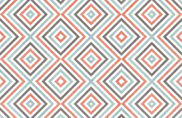 Geometrical pattern in pink, blue and grey colors.
